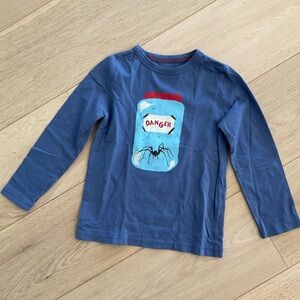 MINI BODEN 3/4 Blue spider tee